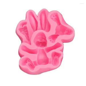 Party Favor 1PC Pasen Siliconen Cake Diy Kleur Qifeng Vorm En Festival Bakgereedschappen Verpakkingsbenodigdheden Vakantiegeschenken