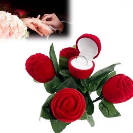 Partybevorzugung, 1 Stück, romantische Rose, Ringbox, Blume, Valentinstagsgeschenk für Freundin, Freund, Souvenirs, Hochzeitsgäste für ein Mädchen