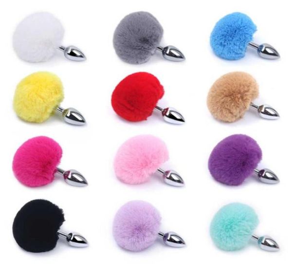 Fête favor 1pcs tail anal plug peluche peluche sexy fille cosplay toys sexe érotique pour femme couples buplug43874079430464