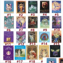 Party Favor 20 Style Tarot Cards Juego Oracle Golden Art Nouveau The Green Witch Universal Celtic Thelema Steampunk Tarots Board Deck Dhsy1