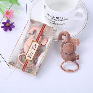 Partij Gunst 20 Units Elephant Shape Fles Opener Geschenken voor verjaardag Bachelorette Gunsten Wedding Souvenirs Gasten