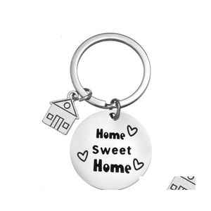 Party Favor 2021 Familie Key Chain Home Sweet European en American Style Hang Fabrikant Directe verkoop Groothandel Drop Delivery G Dhozg