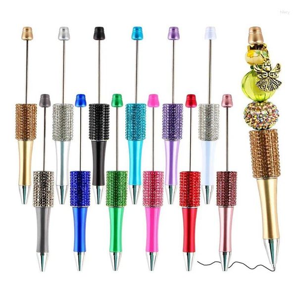 Fête favorable 20pcs Diamond perlé stylo bricolage stylos souvenirs de mariage pour les invités cadeaux d'anniversaire favorables durables