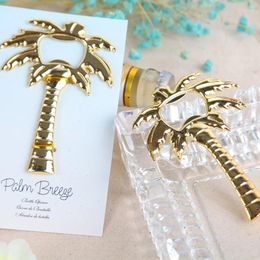 Favor de la fiesta 20pcs/lote Palm Gold Bottle Arepers Favors Openers Golden Tree Abres Boded Souvenir