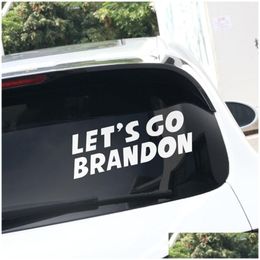 Party Favor 20X7Cm Laat Gaan Brandon Sticker Voor Auto Trump Prank Biden Pvc Stickers Drop Levering Huis Tuin Feestelijke Benodigdheden Evenement Dh5Et