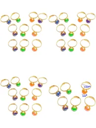 PARTINE FORCE 24 Pieces Metal Girl Rings Bulk Admin Machine Toy Pinata Bag Filler Loot Gag Princess Birthday Favor Gift Carnival