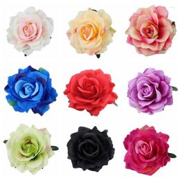 Party Favor 24pcs Rose Flower Hair Clip Accessoires