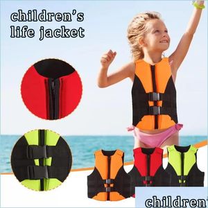 Party Favor 3-10 Age Childs Gilet De Sauvetage Gonflable Bébé Veste De Natation Flottabilité Pvc Flotteurs Enfant Apprendre À Nager Sécurité Nautique Lifeguard Dh1M3