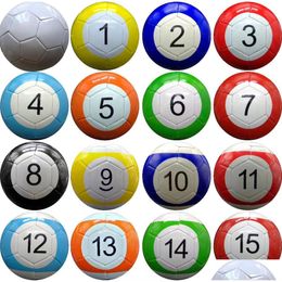 Party Favor 3 7 Inch Opblaasbare Snook Voetbal 16 Stuks Biljart Snooker Voetbal Voor Snookball Outdoor Game Gift Dh9470 Drop Deli Dhlm5