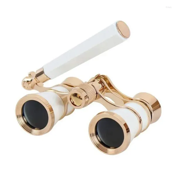 Fête faveur 3 x 25 verres classiques Opéra Théâtre Binoculaires Métal Body Optical Lens Télescope rétro Design Femmes Cadeaux