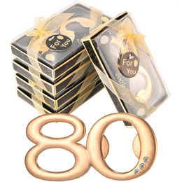 Party Favor (30 PCS) chiffres Souvenirs de mariage de 50e ouvre-bouteille Gold Favors pour le 60e anniversaire et la douche nuptiale