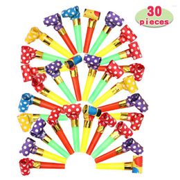Feest voorstander van 30 stcs blowout voor kinderen verjaardag Whistle Blowers gunsten speelgoed kerstjaar geschenken jongens en meisjes