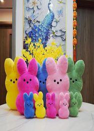 Party Favor 38cm 15cm Peeps en peluche de lapin en peluche Peep Pâques Toys Simulation Poupée d'animaux en peluche pour enfants