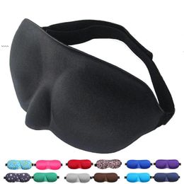 Party Favor 3D Sleep Mask Natural Sleeping Eye Mask Eyeshade Cover Shade Eyes Patch Mujeres Hombres Soft Portable Blindfold Travel Eyepatch GCD35