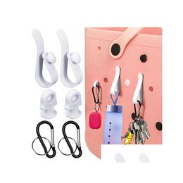 Party Gunst 3pcs Inserts Hooks Accessoires voor Bogg Bag Insert Charm Cup Holder Connector Connector Compatibel met rubber strandbakken DRO DH4DV