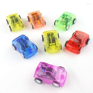 Party Favor 5/10/20 PCS Transparante Mini Pull Back Car Play Toy Kids Verjaardag Baby Shower kerst Huwelijksgeschenken Gasten