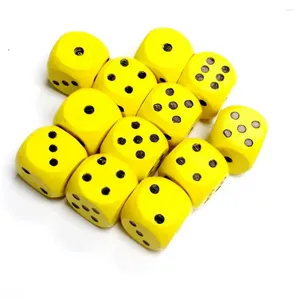 Party Favor 50 PCS Jaune en bois en bois de panne