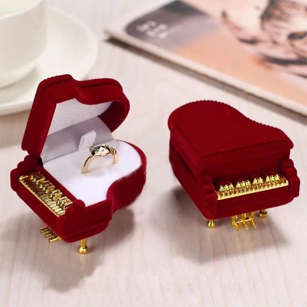 Party Favor 50pcs belle boîte de bague de piano boucle d'oreille collier pendentif bijoux trésor coffret cadeau de mariage