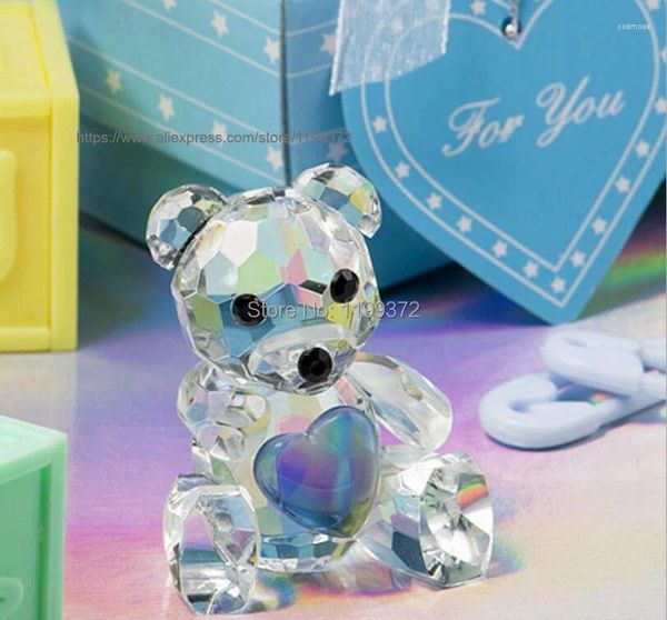 Party Favor 50pcs Crystal Teddy Bear Favors Baby Shower Gift Wedding Keepsakes Souvenirs by DHL