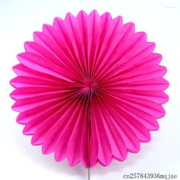 Party Favor 50pcs Papier Fan Fleur Artisanat Fournitures Décoration De Mariage Centres De Table Faveurs D'anniversaire 30cm