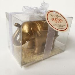 Feest gunst 50 stcs gepersonaliseerde stickers hars golden olifant groenlicht kaarsenhouder jubileum jubileum gunsten bruiloft kerstcadeau speelgoed speelgoed