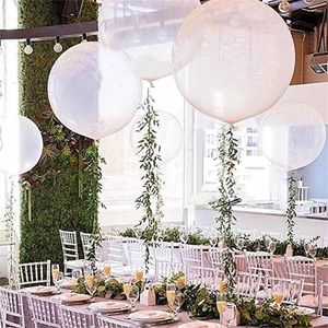 PARTY GOVE 5PCS Grote ballonnen voor bruiloft Verjaardag Bachelorette Hen Baby Bridal Shower Year Christmas Decoration Po Shoot Prop