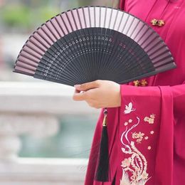 Party Favor 6 pouces Style chinois Fan pliant Fan Gradient Dance Dance Scenic Spot Hanfu POGRAMENT