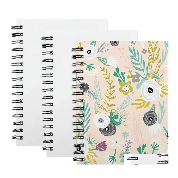 Favor de fiesta 6 x 8 pulgadas Imprimible Escritura personalizada Sublimación Blocs de notas en blanco / Cuaderno / Diario para regalos / Promoción RRB13099 Drop Otuse