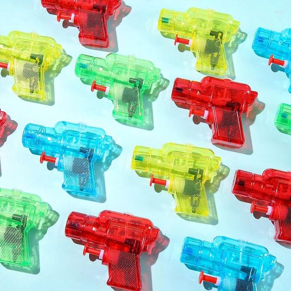 Party Favor 6pcs Mini Summer Spray Guns Water Game Outdoor Game Hawaii Beach Toys for Kids Birthday Baby Shower Pool Fave