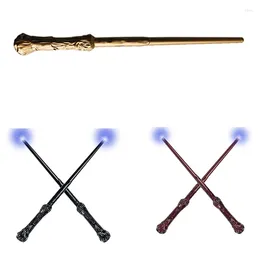 Party Gunst 8pcs Light Up Magic Wizard Wands Sound Illuminating Toy Wand For Kids Girls Boys Cosplay Accessoire