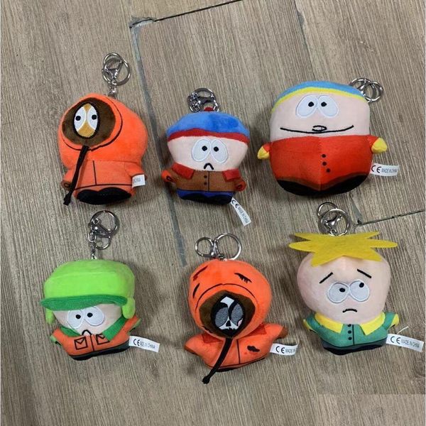 Party Favor American Band South Park Peluche Porte-clés Pendentif Kyle Carter Mann Kennestan Jouet Squelette Kenny Carte Drop Livraison Accueil G Dhrxk