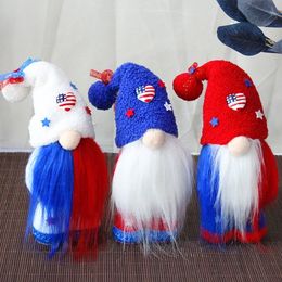 Partij gunst amerikaanse onafhankelijkheidsdag pop hoed gezichtsloze poppen bos oude man poppen creatieve woning meubels T2i52078