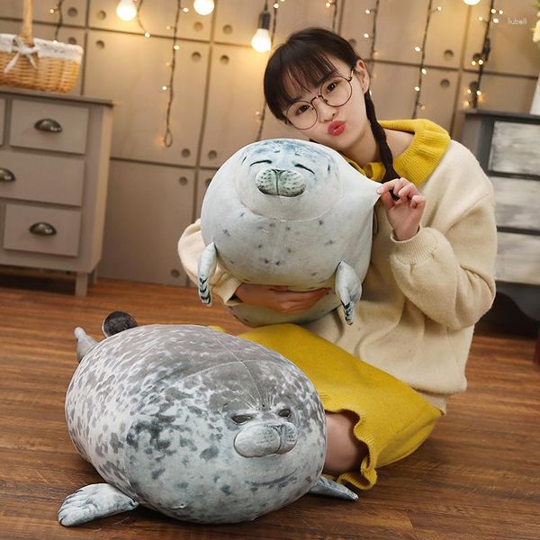 Party Favor Angry Blob Seal Oreiller Chubby 3D Nouveauté Mer Lion Poupée En Peluche Jouet Bébé Dormir Jeter Cadeaux Pour Enfants Filles