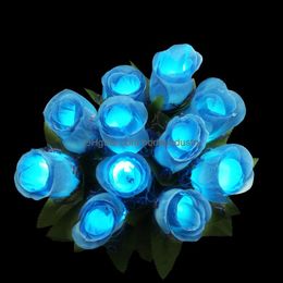 Favor de fiesta Beautif LED Rose Flower Colorf PVC Luz brillante Fluorescencia Decoración de arte festivo Sd439 Entrega de gotas 2021 Home Garden Dhufw