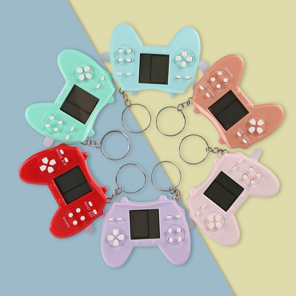 Console de jeu en brique avec porte-clés, Mini jeu portable, jouets pour enfants, Festival, événement, cadeaux d'anniversaire de la saint-valentin