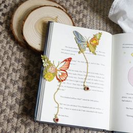 Party Favor Butterfly Bookmarks for Women Unieke geschenken Boekmarkers Liefhebbers Valentine Mother Day Year Birthday Gift