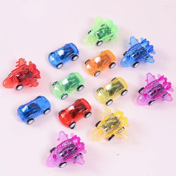 Favor de fiesta Coche Avión Animal Cangrejo Scooter Tire hacia atrás para niños Cumpleaños Juguete Regalo Niños Sorteo Piñata Relleno Goody Bag 10 Pack