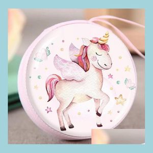 Party Favor Cartoon Fly Horse Tropical Flamingo Cactus Candy Pouch Sac Coin Cash Écouteurs Clés Bijoux Boîte De Rangement Portefeuille Anniversaire DHD6X