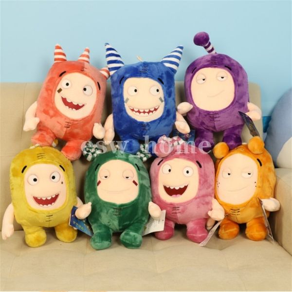 Favoris Favoris Dessin animé Oddbods Anime Peluche Terrasse Trésor de Soldats Monster Toys Soft Farcés Fusible Poupée Bubbles pour Kids Cadeau