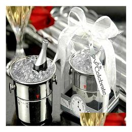 Party Favor Champagne Seau À Glace Minuteries De Cuisine Pour La Douche Nuptiale De Mariage Anniversaire Outils De Cuisine 60 Minutes Minuterie En Gros Drop Del Dhshz