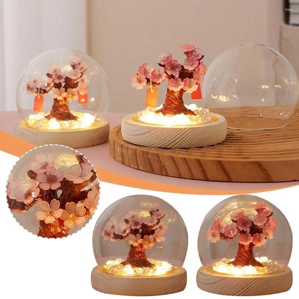 Fête favorable Cherry Blossom Tree Nightlight Material Package de matériaux à la main