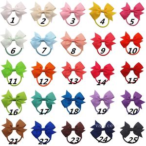 Party Favor Bijoux pour enfants Boucle d'arc Cercle de cheveux de couleur unie Belle coiffure de bébé Ornement de cheveux T2I52536