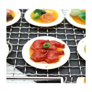 Feest gunst Chinees eten pvc nep groente speelgoed sleutelhanger simatie schattige autobassen mini bowl 40 ontwerp voor dames tas charme sleutelring ring dro otuh7