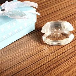 Party Favor Choice Ornements à clapet en cristal avec emballage de boîte cadeau délicat, parfait pour les mariages à thème de plage, fête prénuptiale, anniversaire 1 pièce