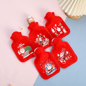 Party Favor Christmas Hot Water Bag Cartoon Kerstman Pluche Waterinjectie Zakken Outdoor Warmte in Winter XMAS Gift Q415