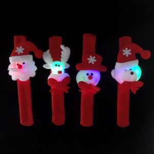 Party Gunst Christmas Pating Circle Armband Decoratie voor Xmas Kinderen Gift Santa Claus Snowman Deer Nieuwjaar Geschenken Speelgoed Decor