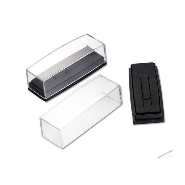 Favor de fiesta Clear Er Box para Tie Clip Pin Cajas de regalo Compromiso de boda Favores Stickpin Display Embalaje Ataúd Drop Entrega Inicio DHFTQ