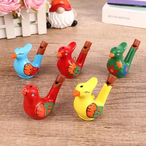 PARTINE faveur colored Dessin Water Bird Whistle for Kid Learning Learning Educational Children Toy Musical Instrument Bathtime Gift