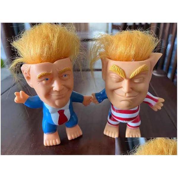 Favor de fiesta Creativo PVC Trump Muñeca Productos favoritos Divertido Novalty Juguetes interesantes Regalo 0329 Entrega de gota Home Garden Festive Suppl Dhidj