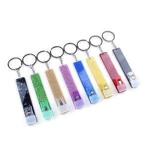 Party Favor Carte de crédit Pler Keyring Glitter Acrylique Cartes bancaires Grabber Porte-clés pour outil à ongles long Sn5306 Drop Livraison Home Garden Dhba4